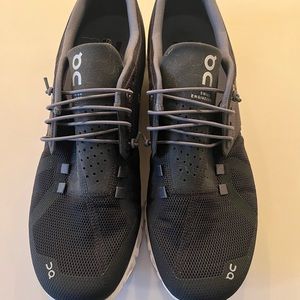 On “run on cloud” running shoes